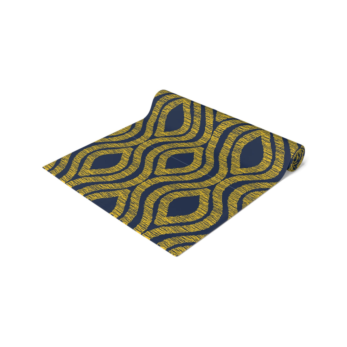 Table Runner | Yellow & Blue | Ogee