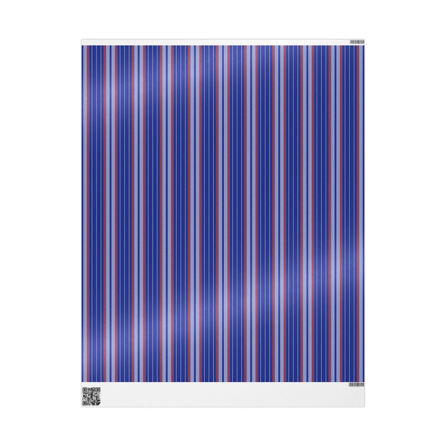 Gift Wrap | Bright Blue & Orange | Stripe