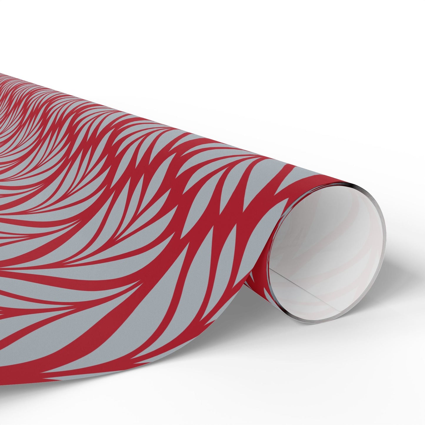 Gift Wrap | Red & Gray | Palm