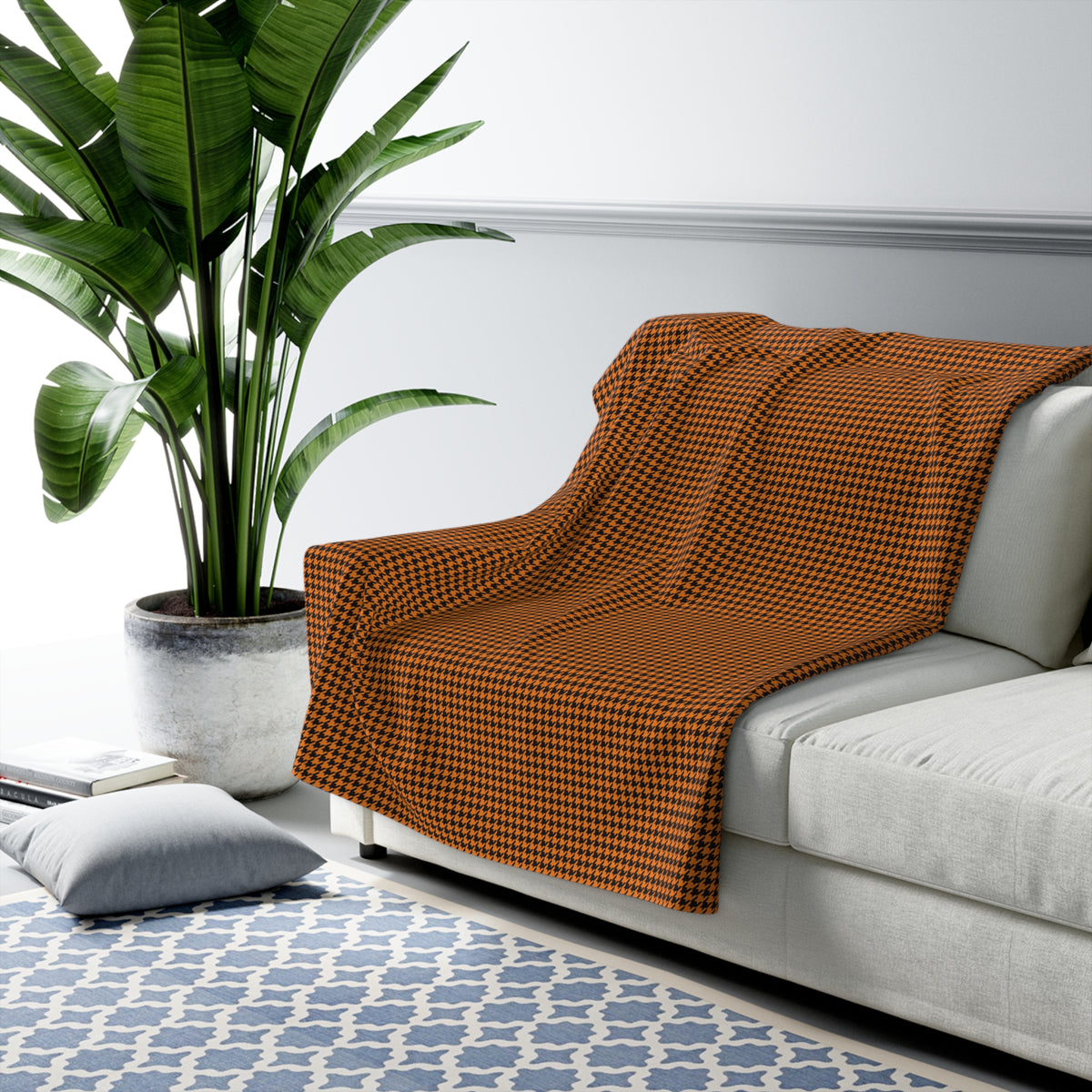 Sherpa Blanket | Princeton, New Jersey | Houndstooth