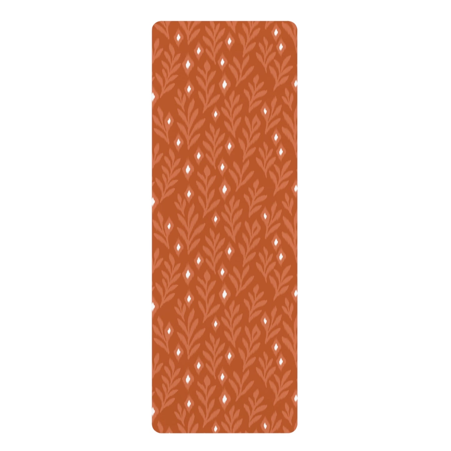 Yoga Mat | Dark Orange & White | Laurel