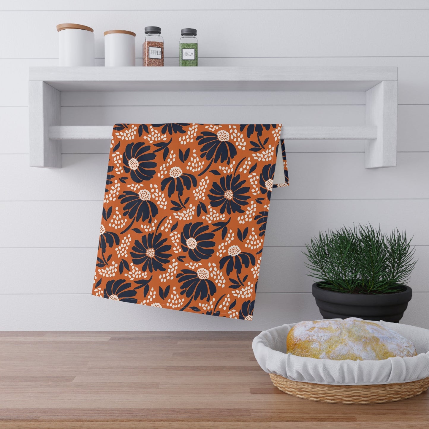 Tea Towels | Orange & Blue | Bellis