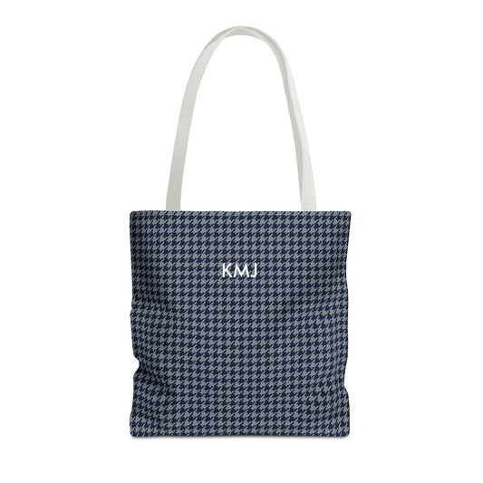 Totes - Personalized | Navy & White | Houndstooth