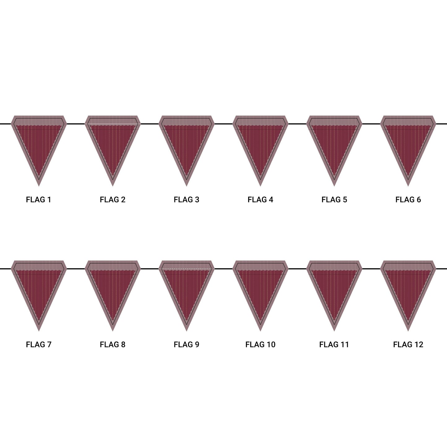 Flag Garland | Tallahassee, Florida | Pinstripe