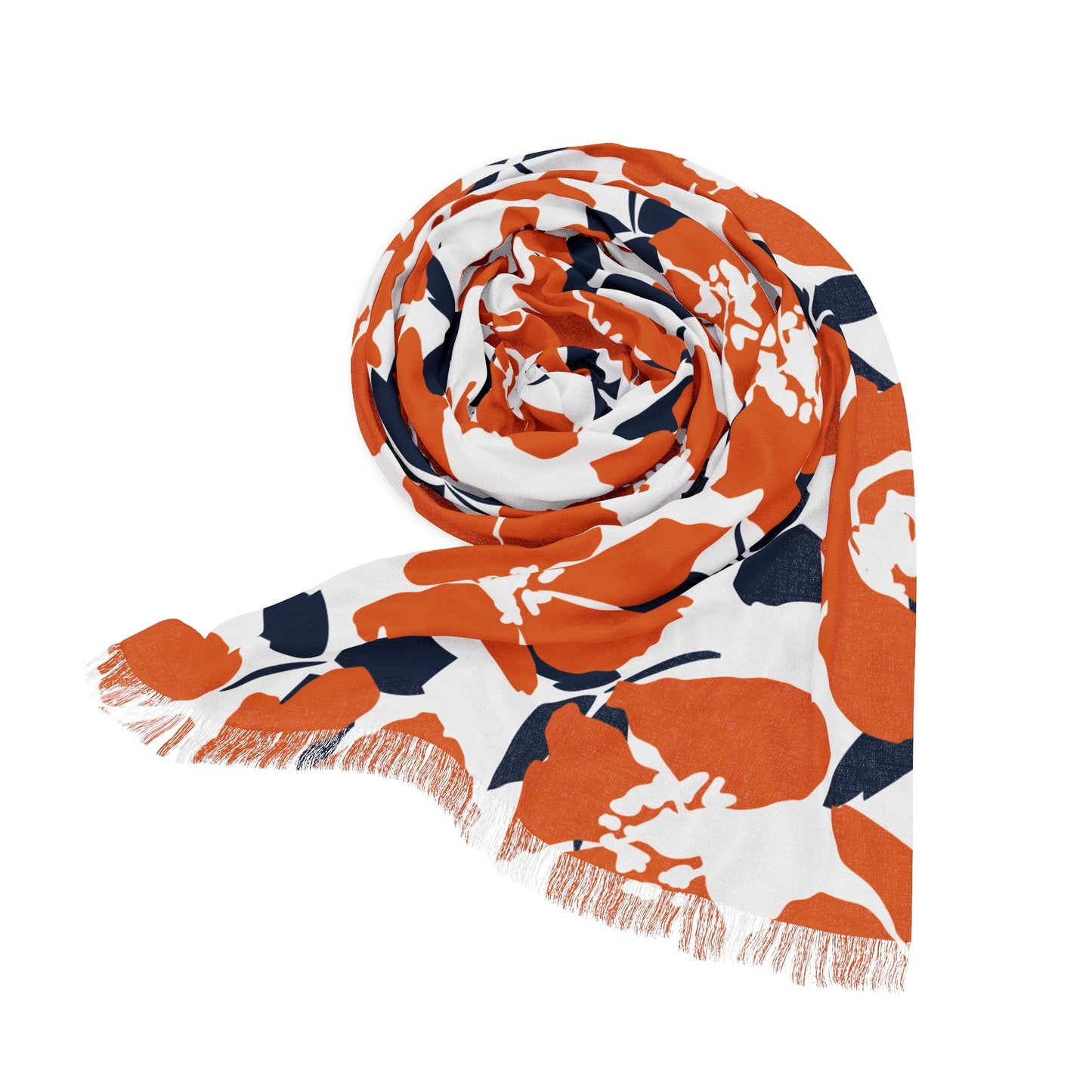 Scarf | Orange & Blue | Poppy
