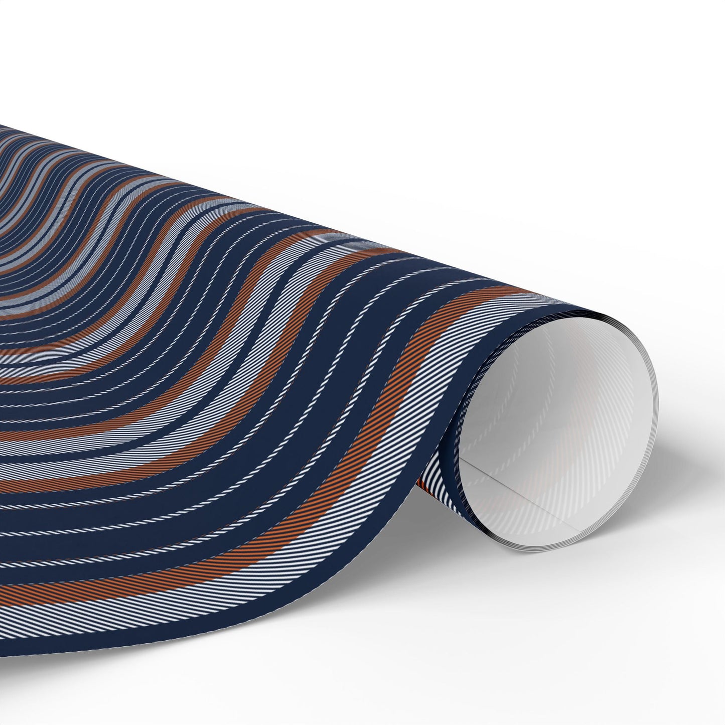 Gift Wrap | Orange & Blue | Stripe