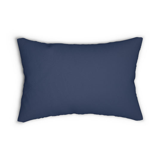 Lumbar Pillow | Charlottesville, VA | Dark (Blue)