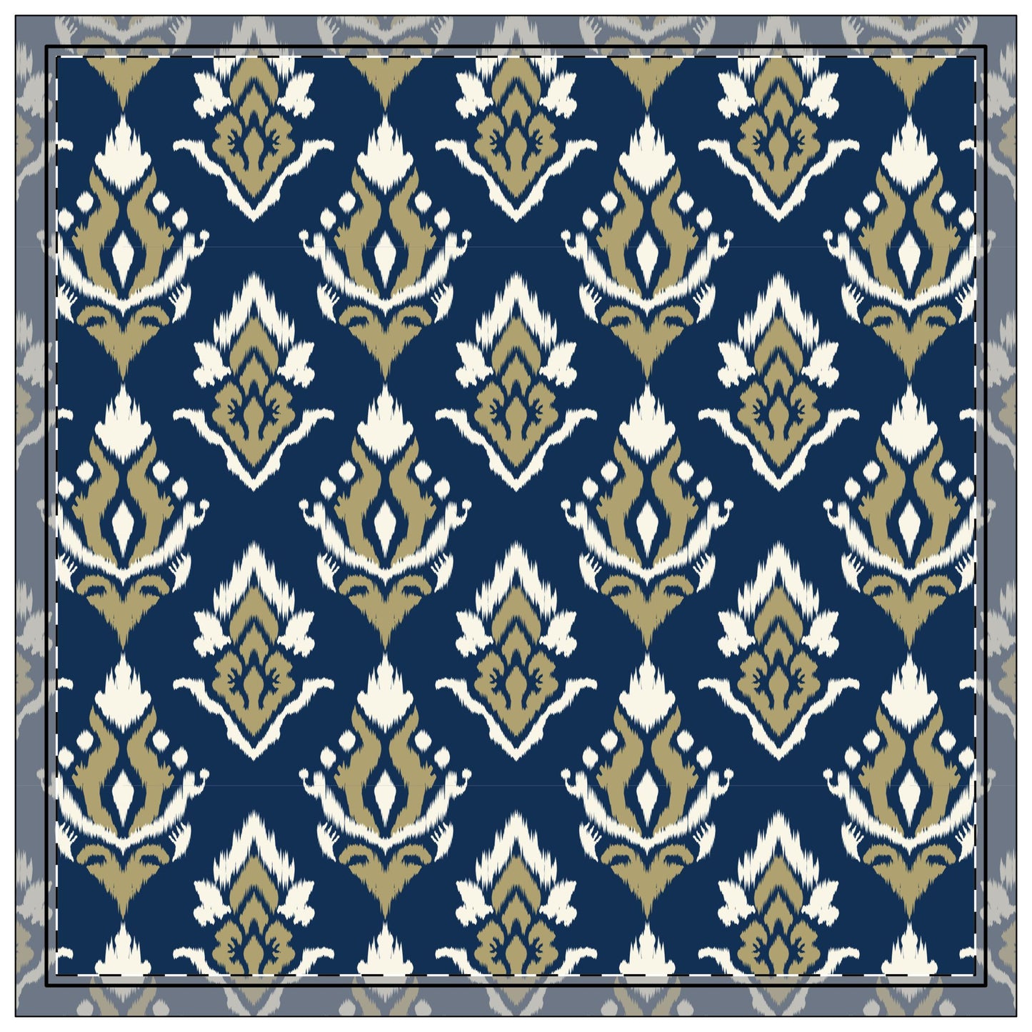 Napkin 4-set | Atlanta, Georgia | Ikat