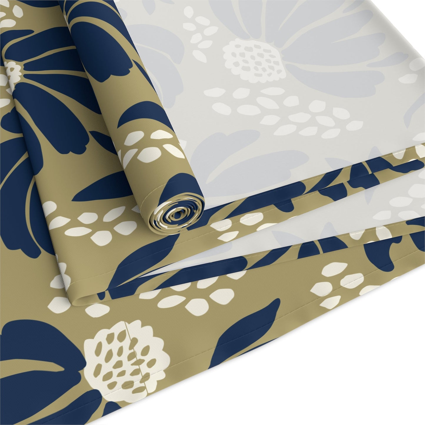 Table Runner | Blue & Gold | Bellis