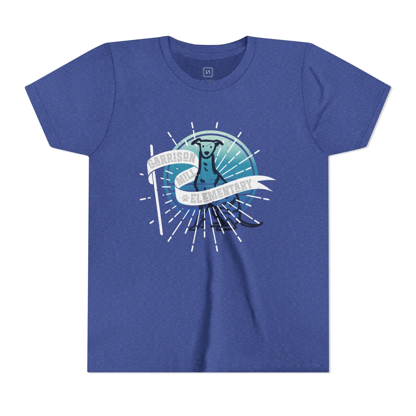Youth Tee | Greyhounds | Teal Burst