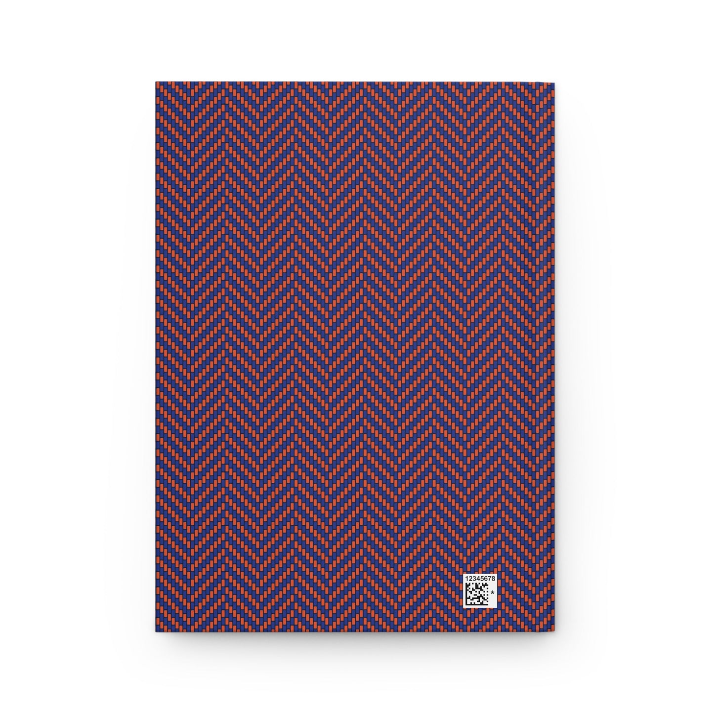 Journal | Bright Blue & Orange | Herringbone