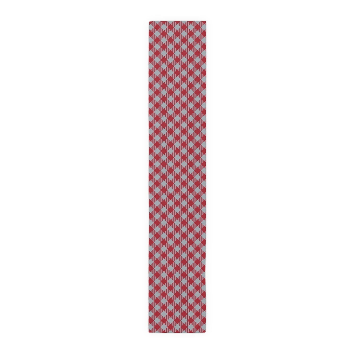 Table Runner | Red & Gray | Gingham