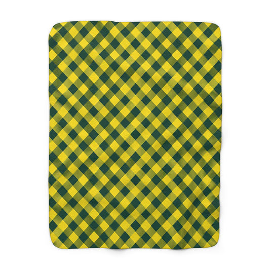 Sherpa Blanket | Eugene, Oregon | Gingham