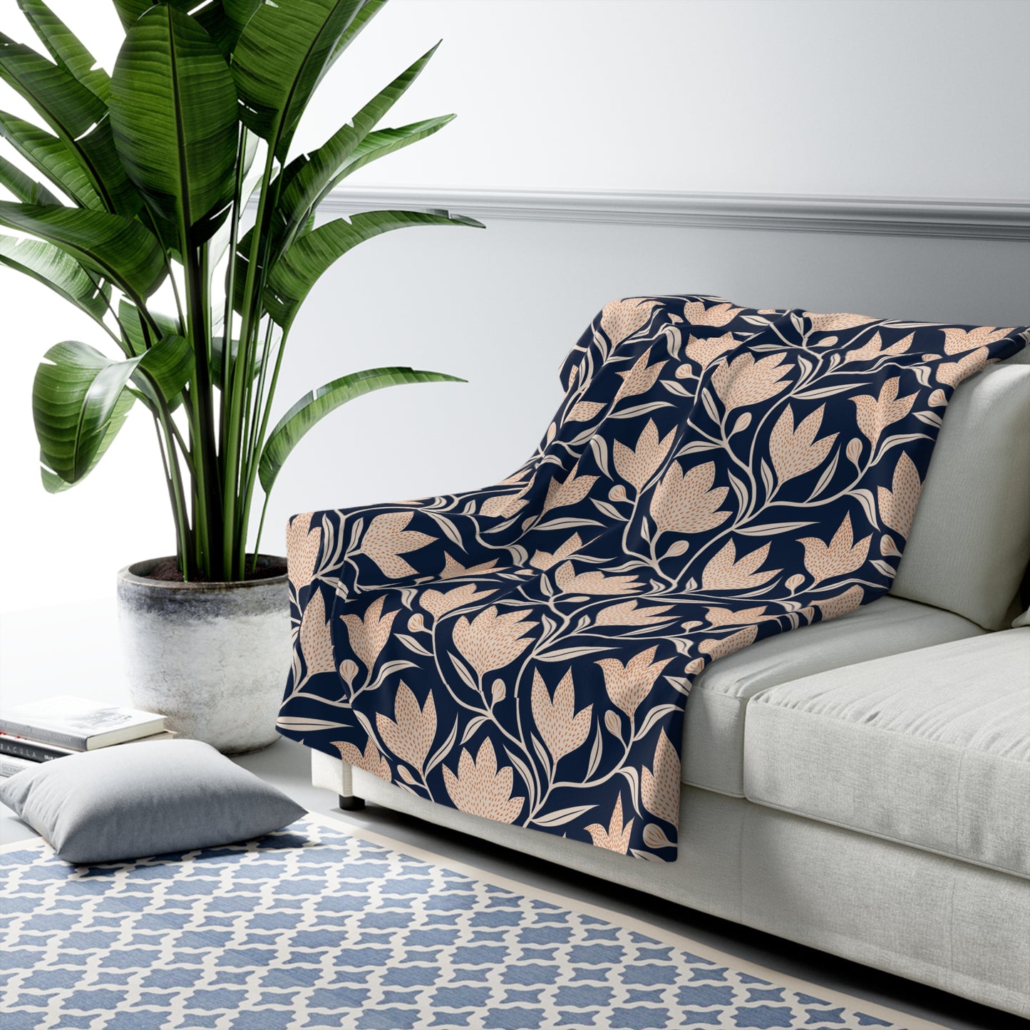 Sherpa Fleece Blanket | Auburn, Alabama | Magnolia