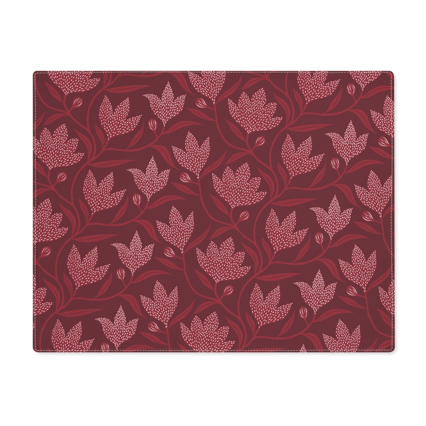 Placemat | Maroon & White | Magnolia