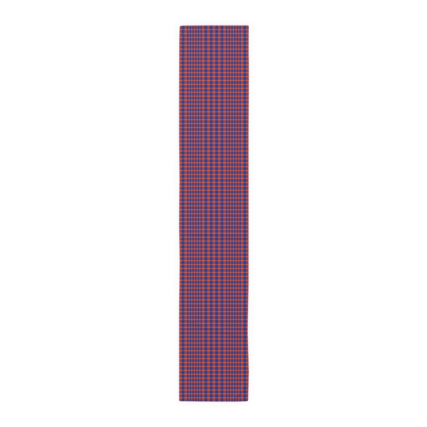 Table Runner | Bright Blue & Orange | Tweed