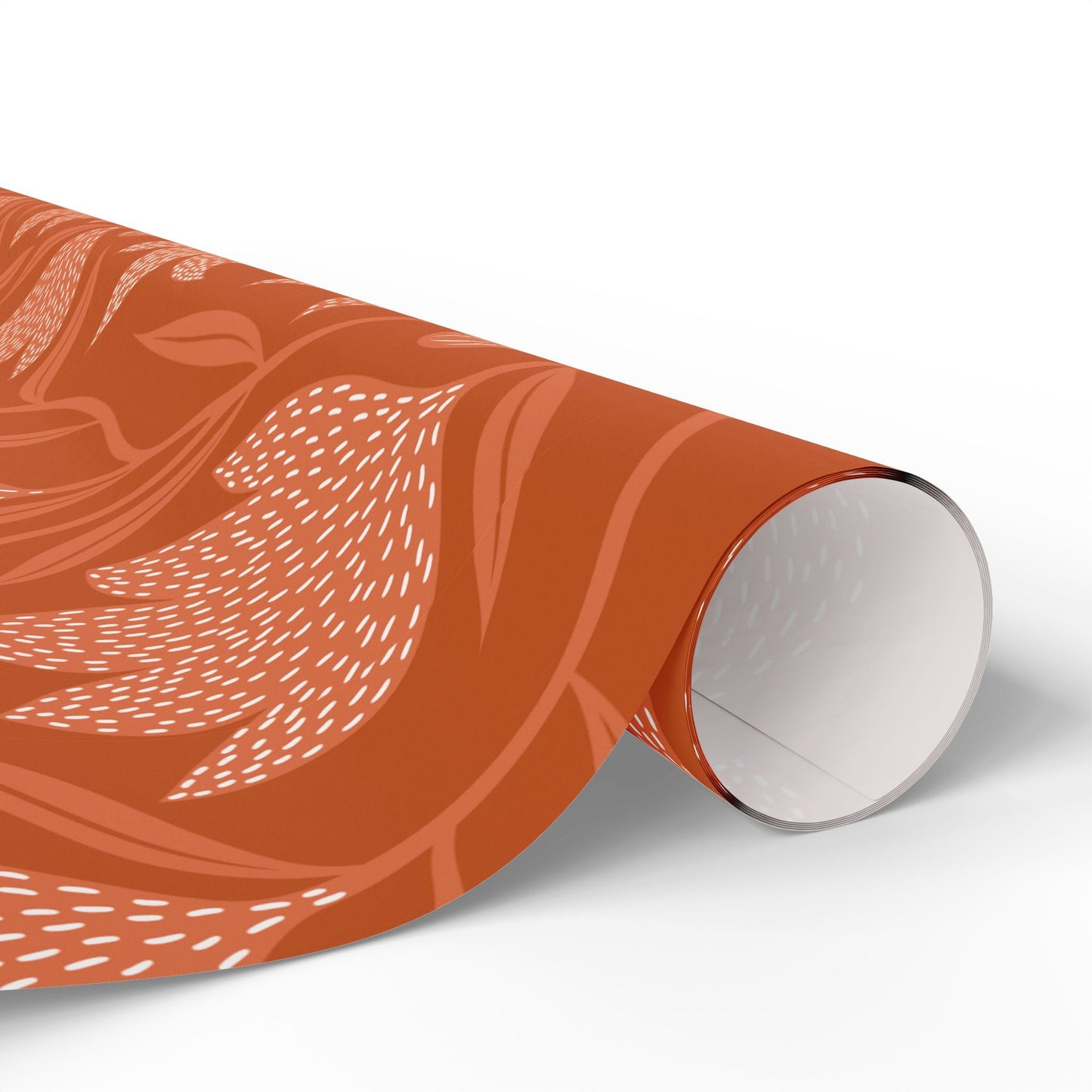 Gift Wrap | Dark Orange & White | Magnolia