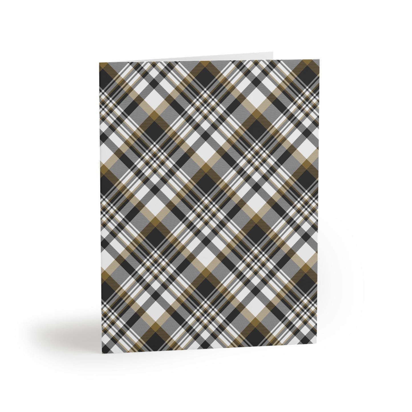 Notecards Set | Black & Gold | Tartan