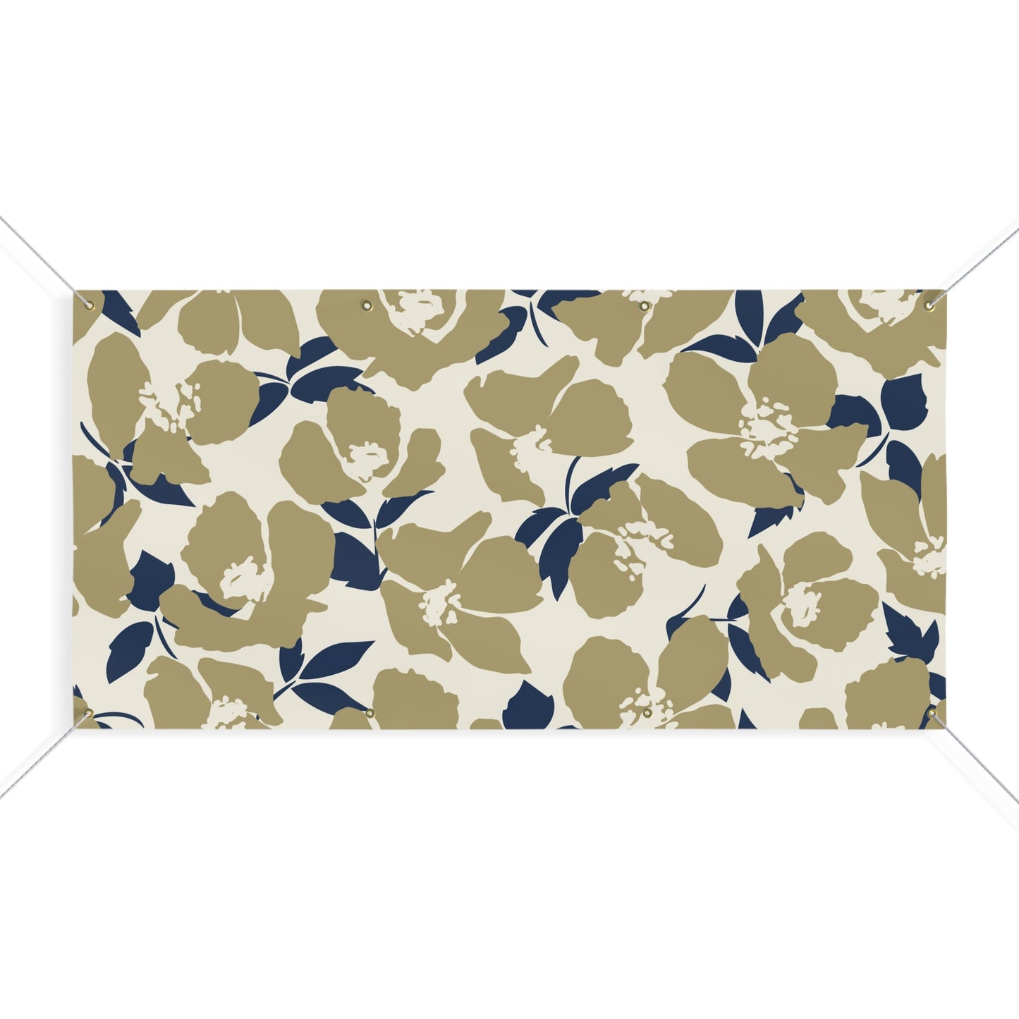 Banner | Gold & Blue | Poppy