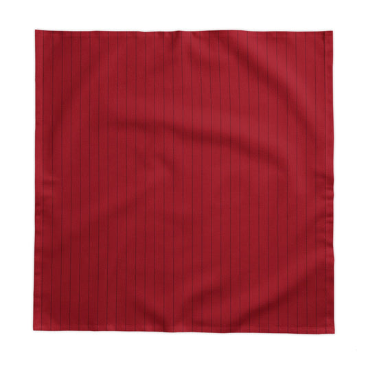 Tablecloth | Red & Black | Pinstripe