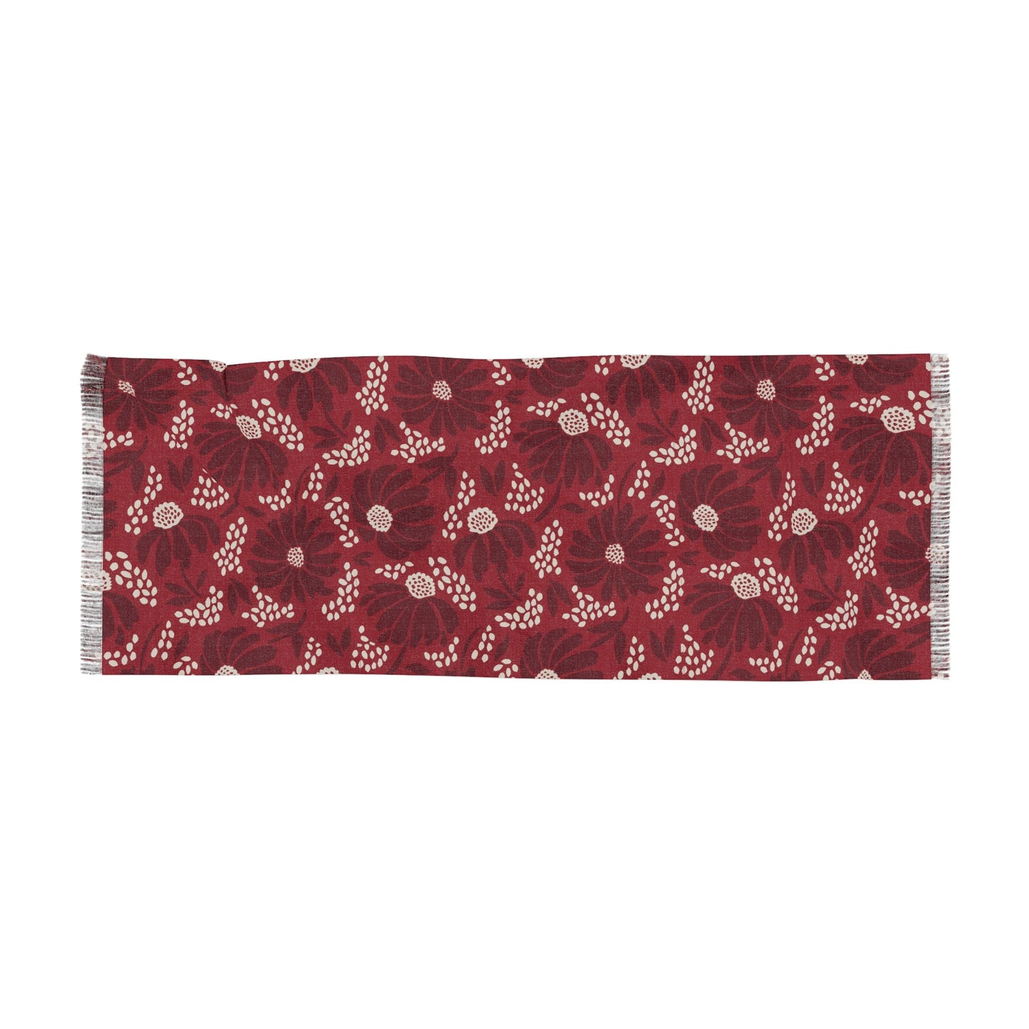 Scarf | Maroon & White | Bellis