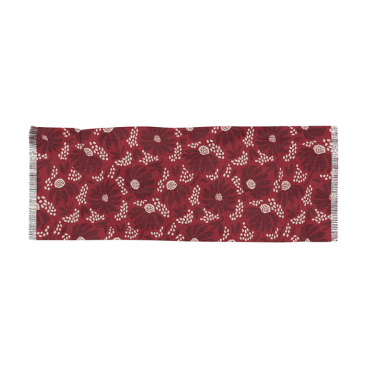 Scarf | Maroon & White | Bellis