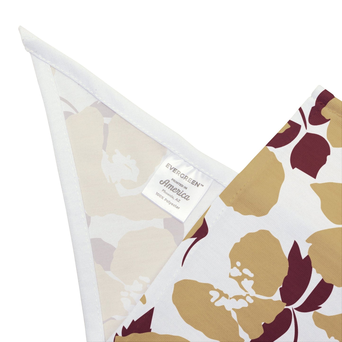 Pet Bandana | Maroon & Gold | Poppy