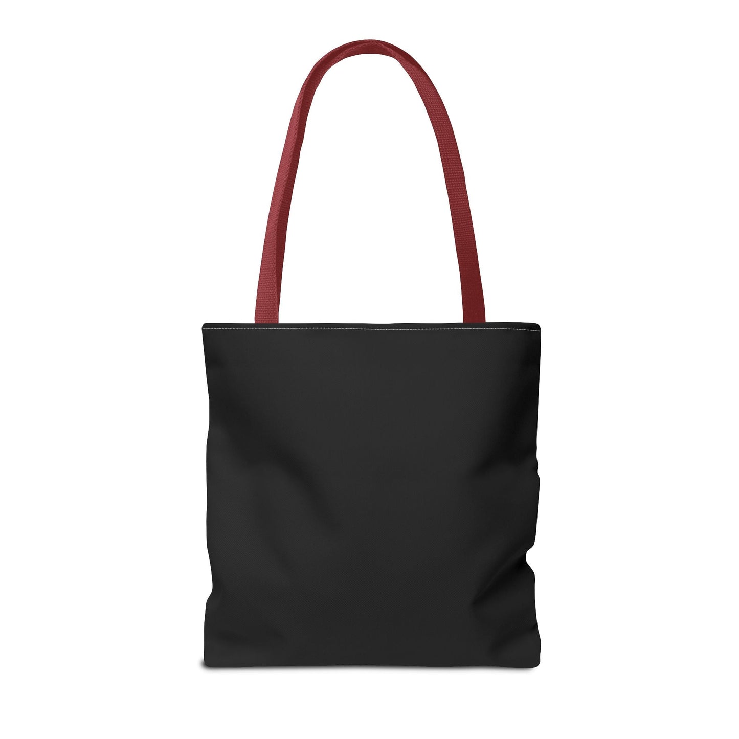 Tote Bag | Red & Black | Black