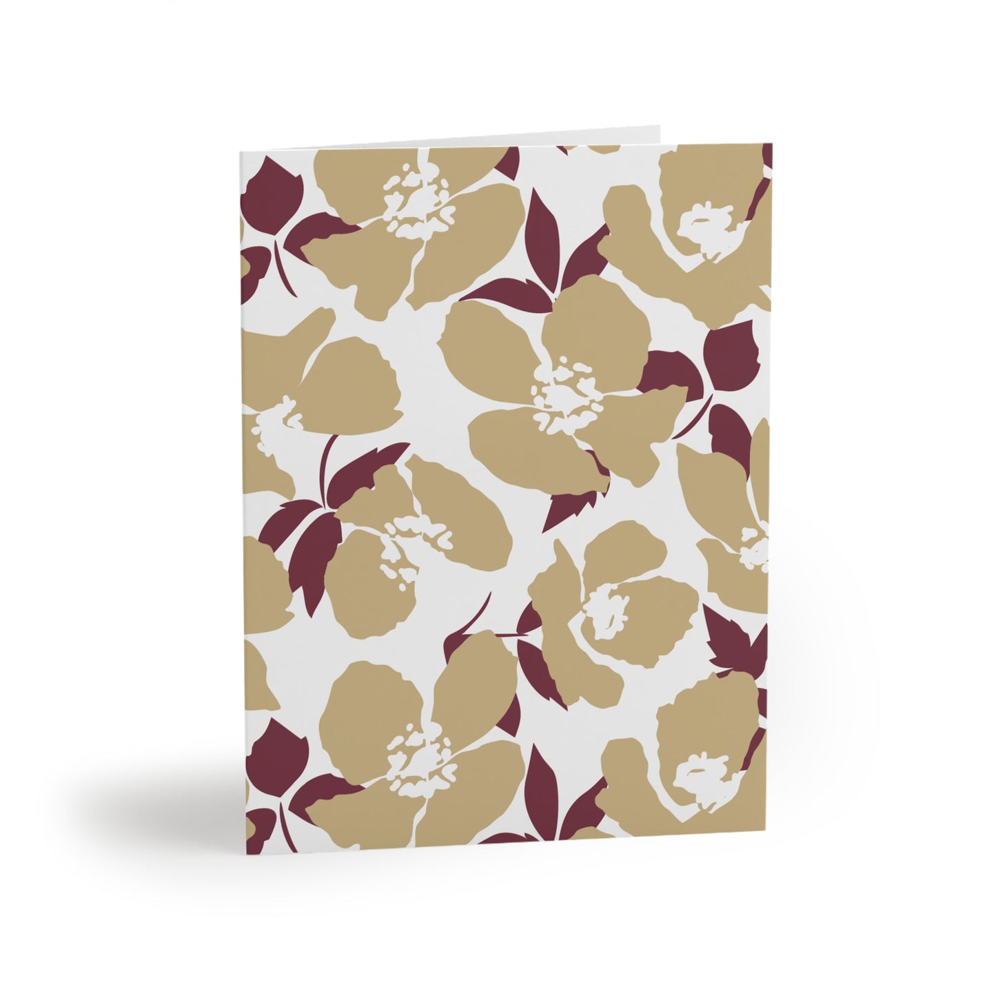 Notecards | Maroon & Gold | Poppy