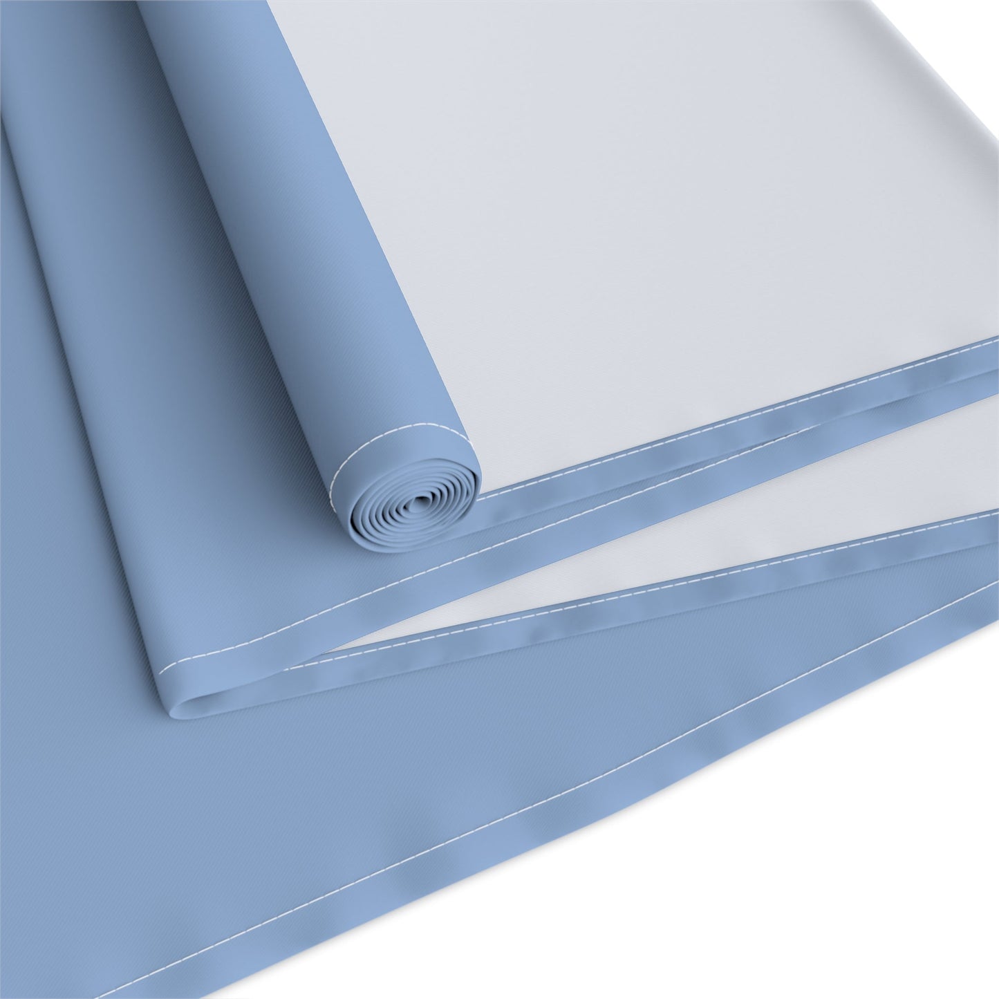 Table Runner | Light Blue & White | Light