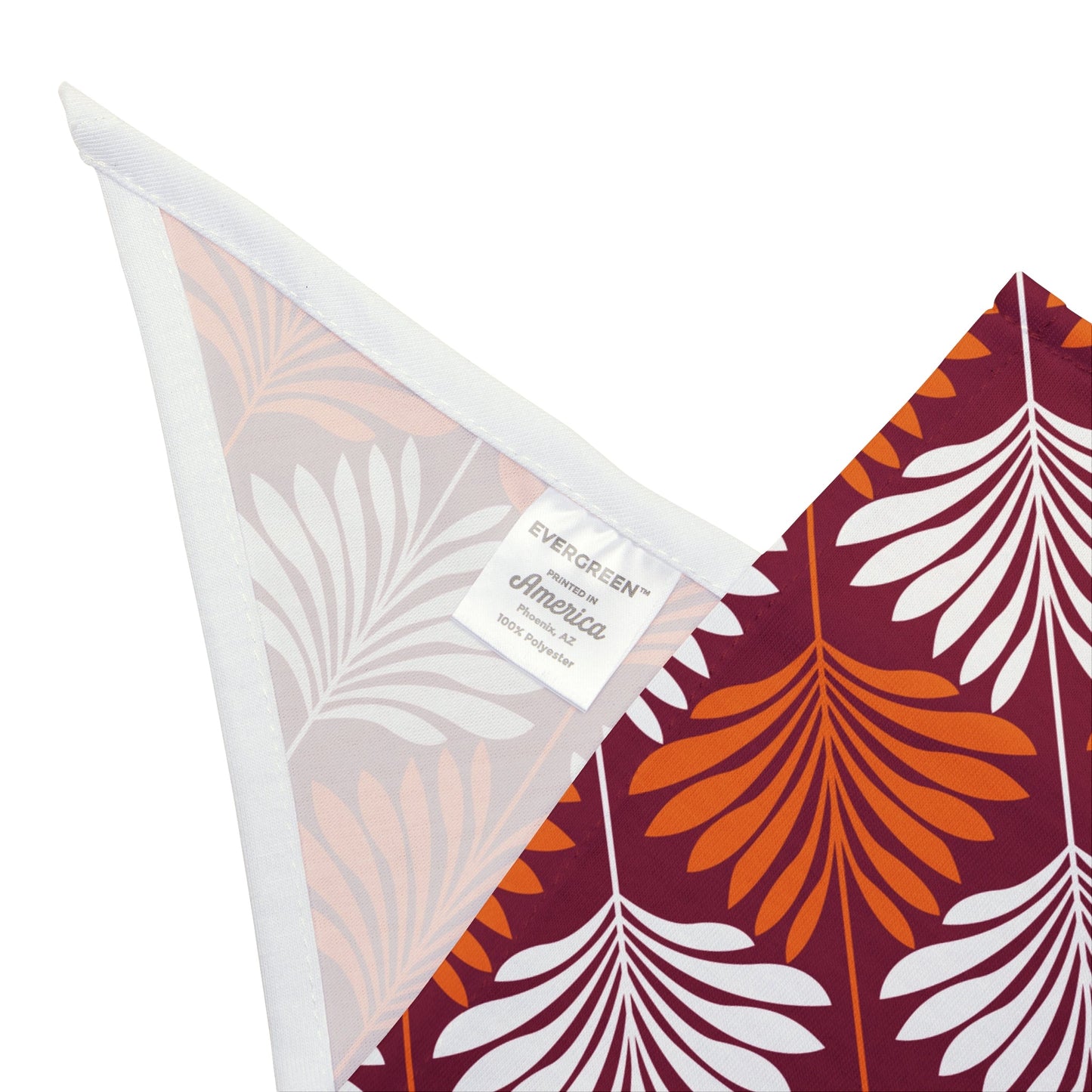 Pet Bandana | Maroon & Orange | Deco