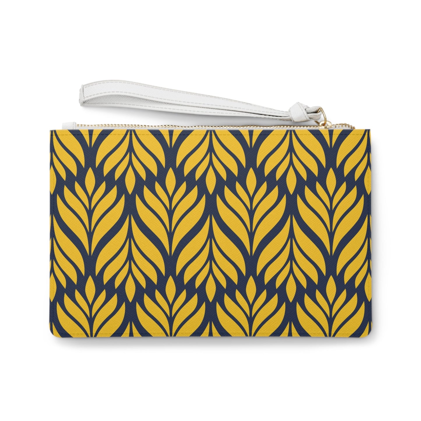 Clutch Bag | Yellow & Blue | Palm