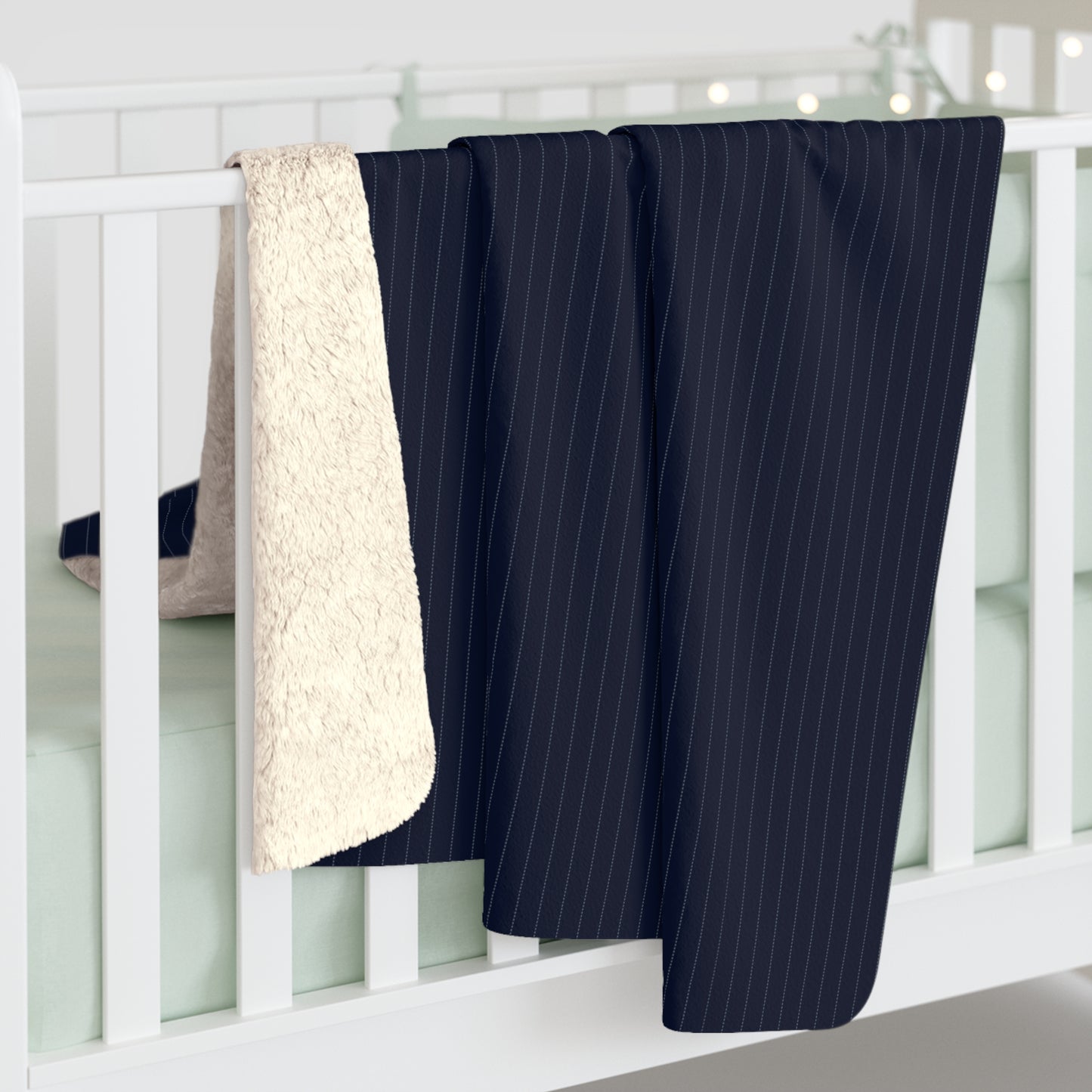 Sherpa Blanket | Storrs, Connecticut | Pinstripe