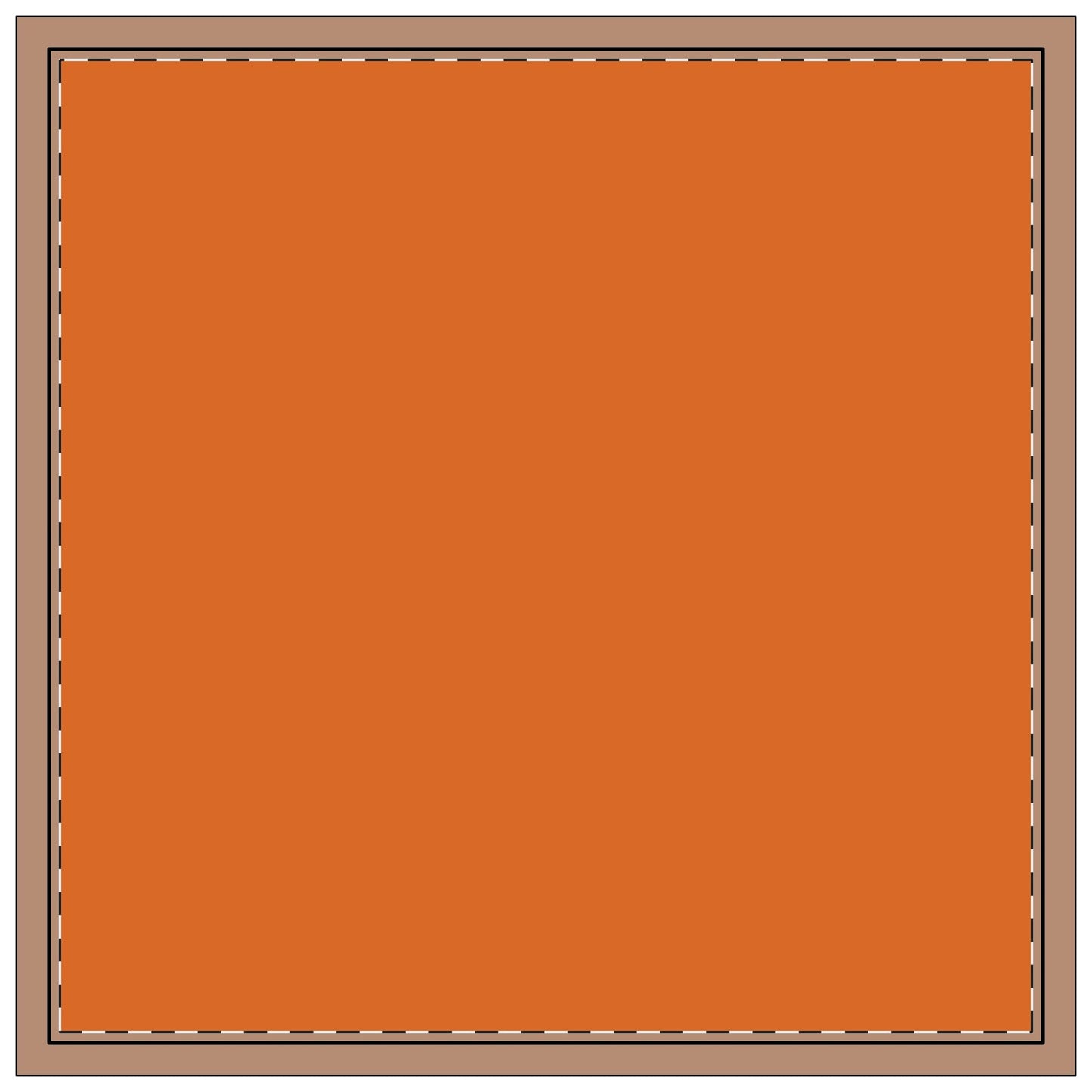 Napkins | Orange & Blue | Light