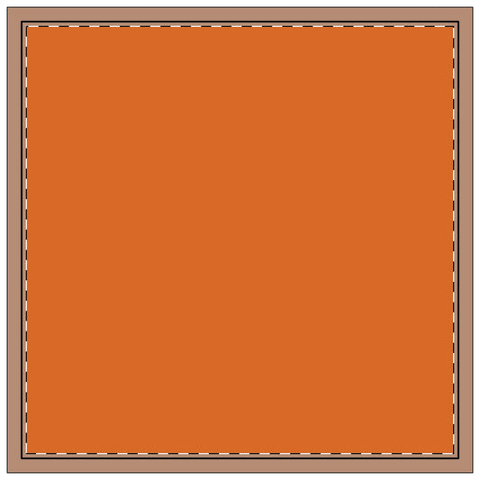 Napkins | Orange & Blue | Light