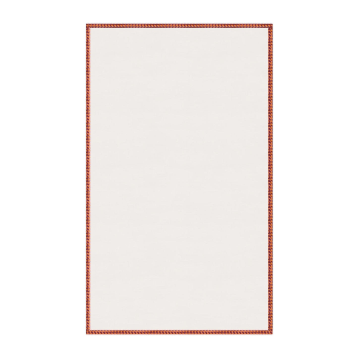 Tea Towels | Maroon & Orange | Houndstooth