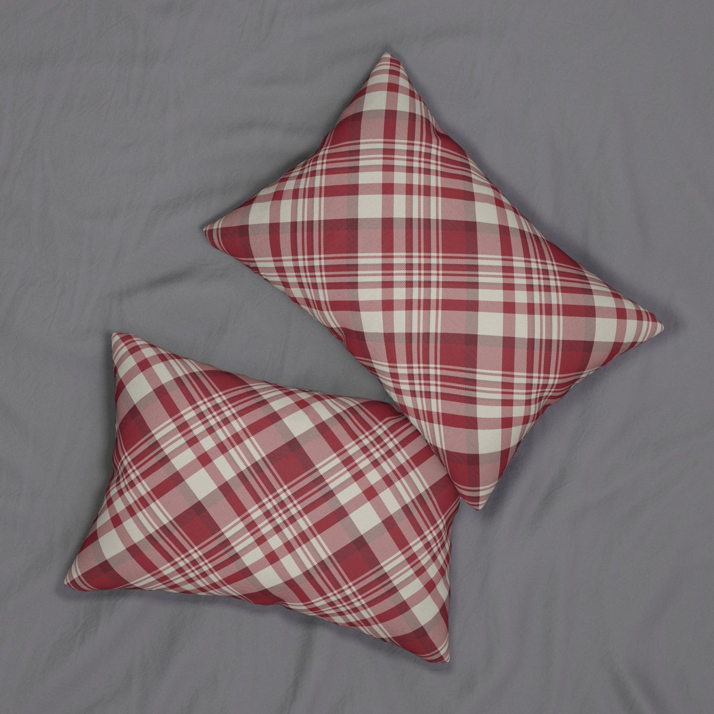 Pillow | Maroon & White | Tartan