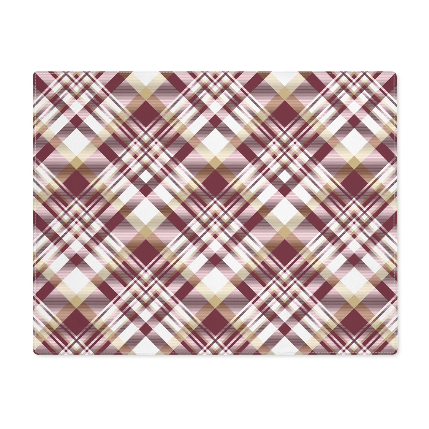 Placemat | Maroon & Gold | Tartan