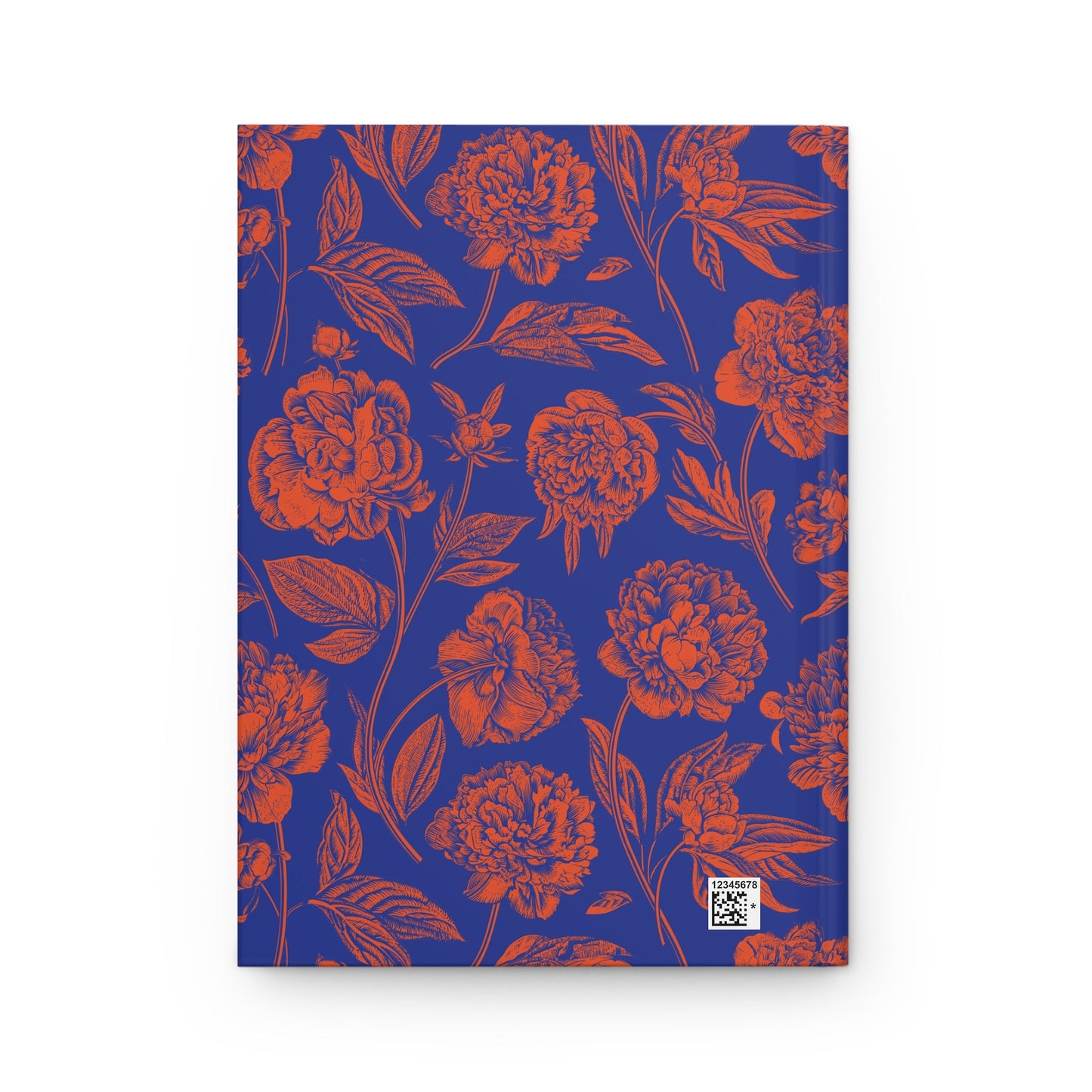 Hardcover Journal | Bright Blue & Orange | Peony