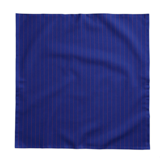 Tablecloth | Bright Blue & Orange | Pinstripe