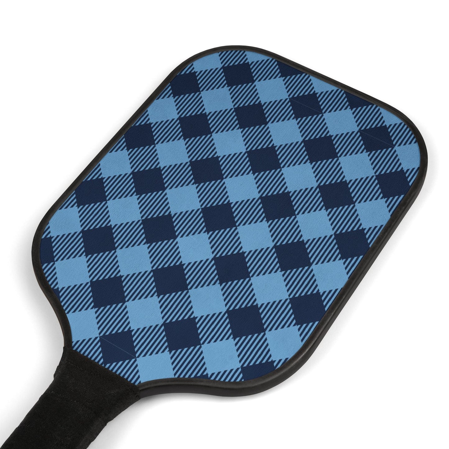 Pickleball Paddle Kit | Light Blue & White | Gingham