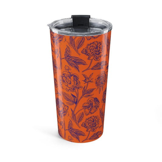 Tumbler | Clemson, South Carolina | Peony