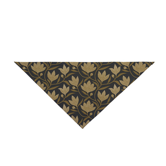 Pet Bandana | Black & Gold | Magnolia
