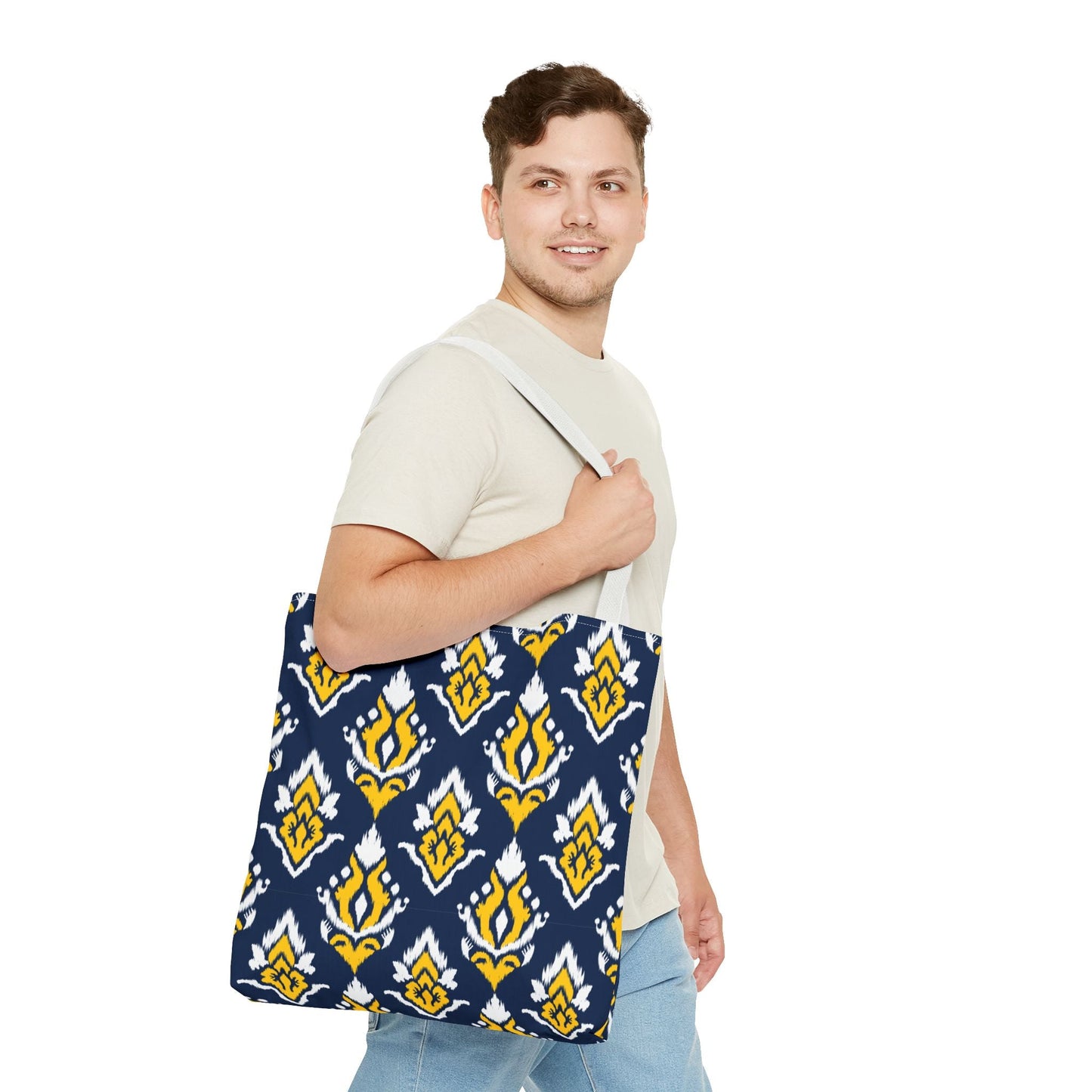 Totes | Yellow & Blue | Ikat