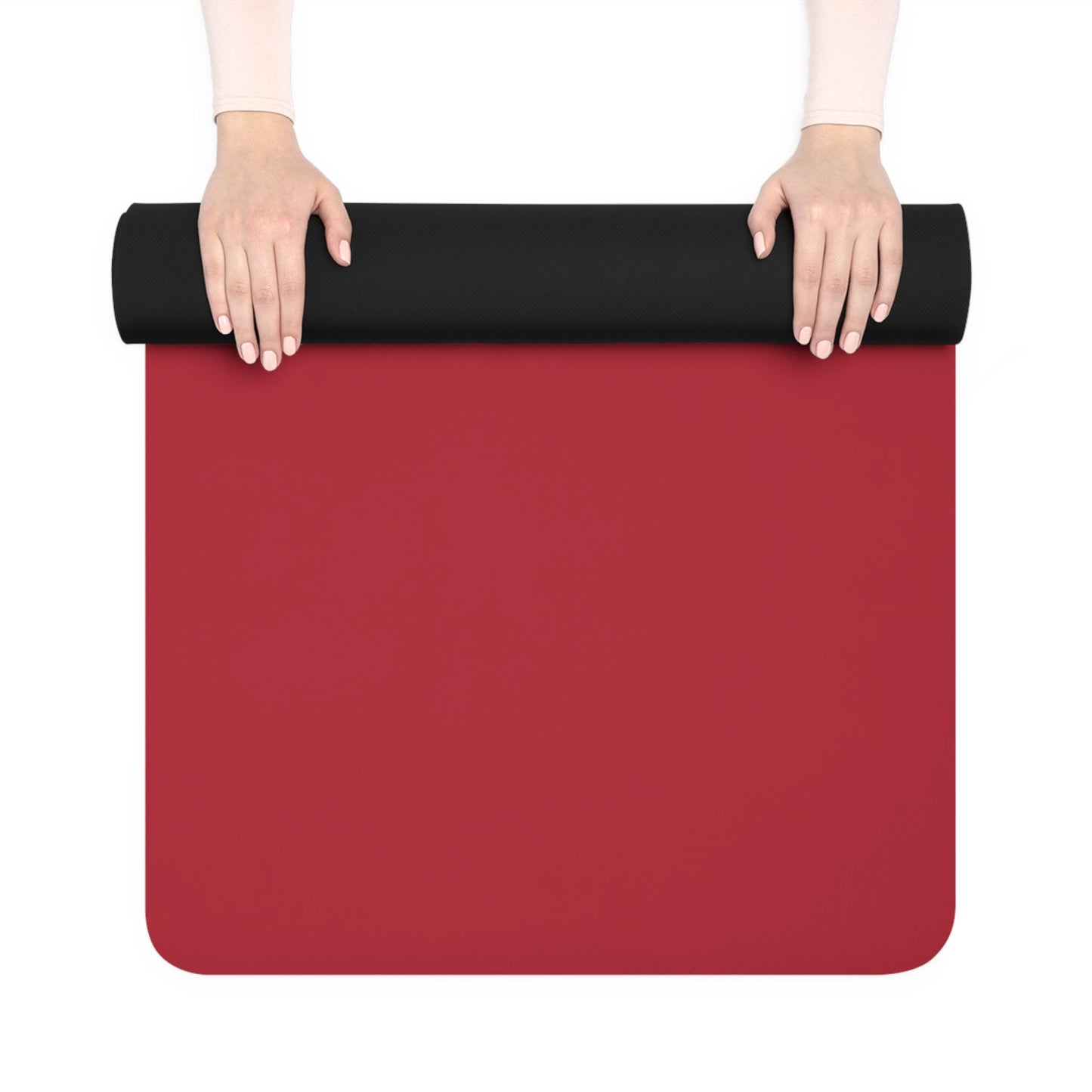 Yoga Mat | Red & Gray | Dark