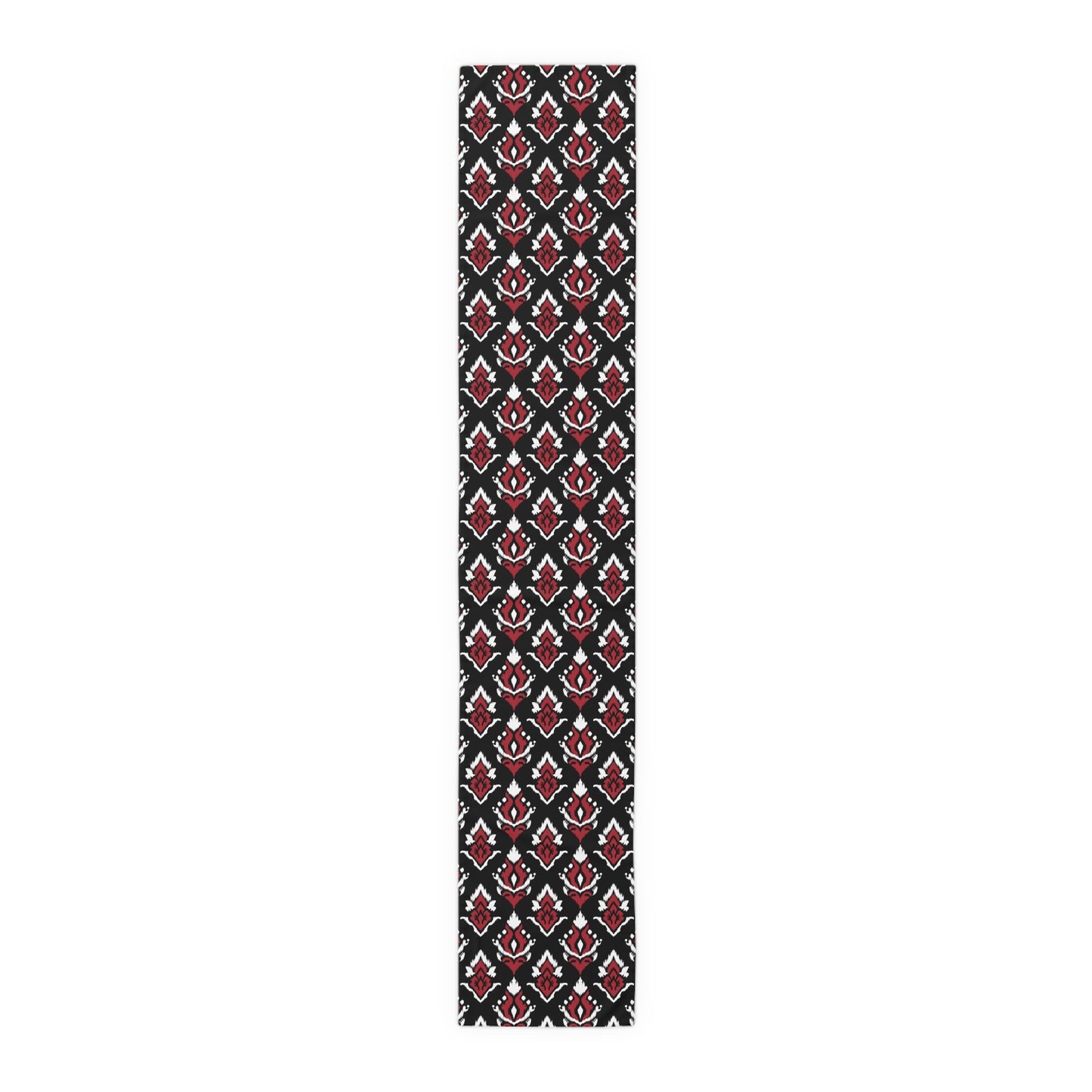 Table Runner | Red & Black | Ikat