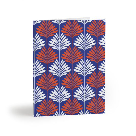 Notecards Set | Bright Blue & Orange | Deco