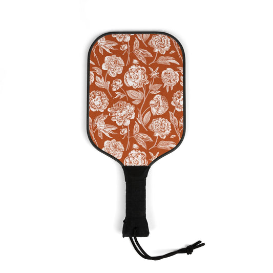 Pickleball Paddle Kit | Dark Orange & White | Peony