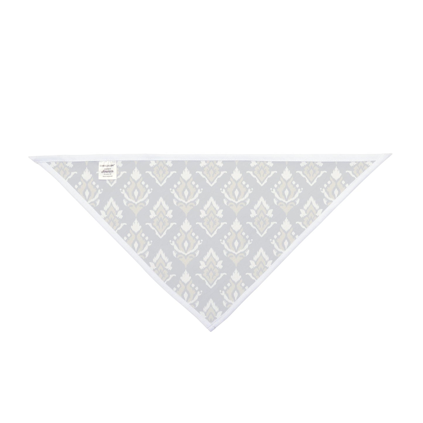 Pet Bandana | Blue & Gold | Ikat