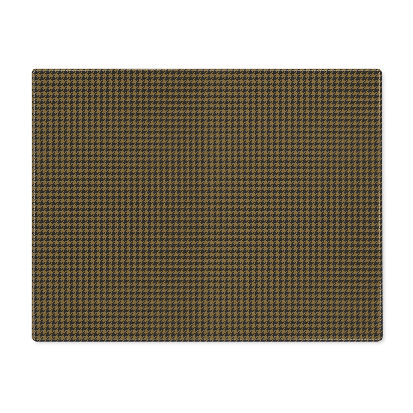 Placemat | Black & Gold | Houndstooth
